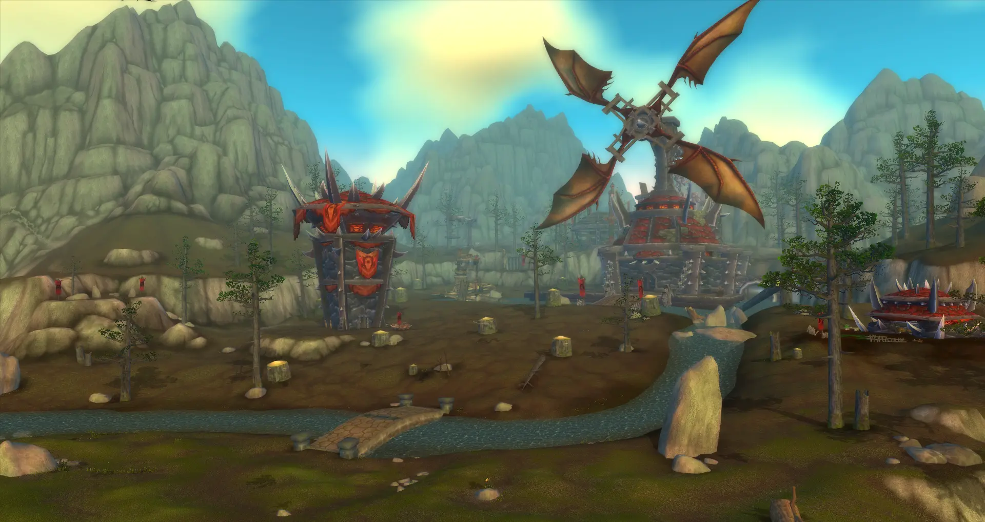 Custom outpost in the world of WoW Sulvus